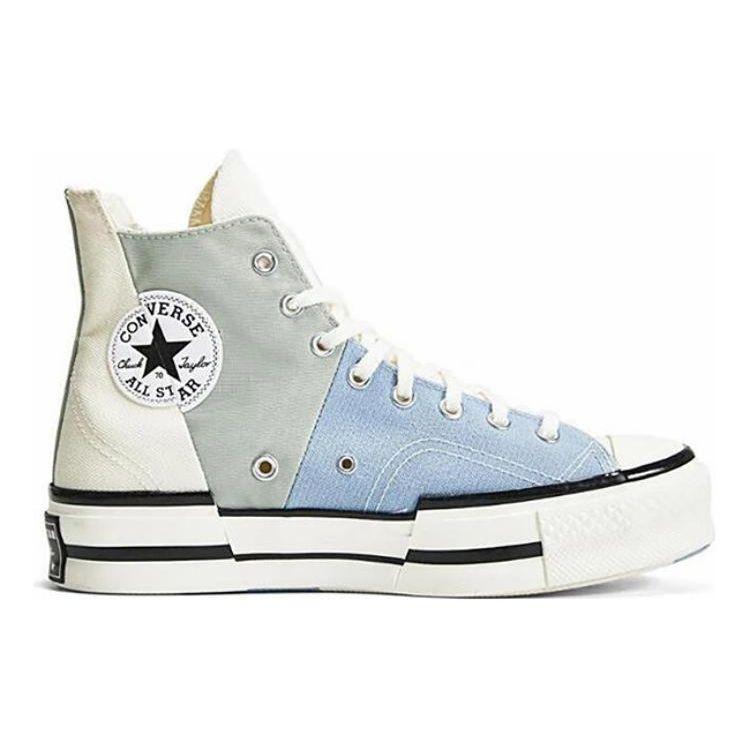 Converse Chuck 70 Plus High Materiálový mix - Summit Sage Egret Unisex Tenisky Biela A04370C