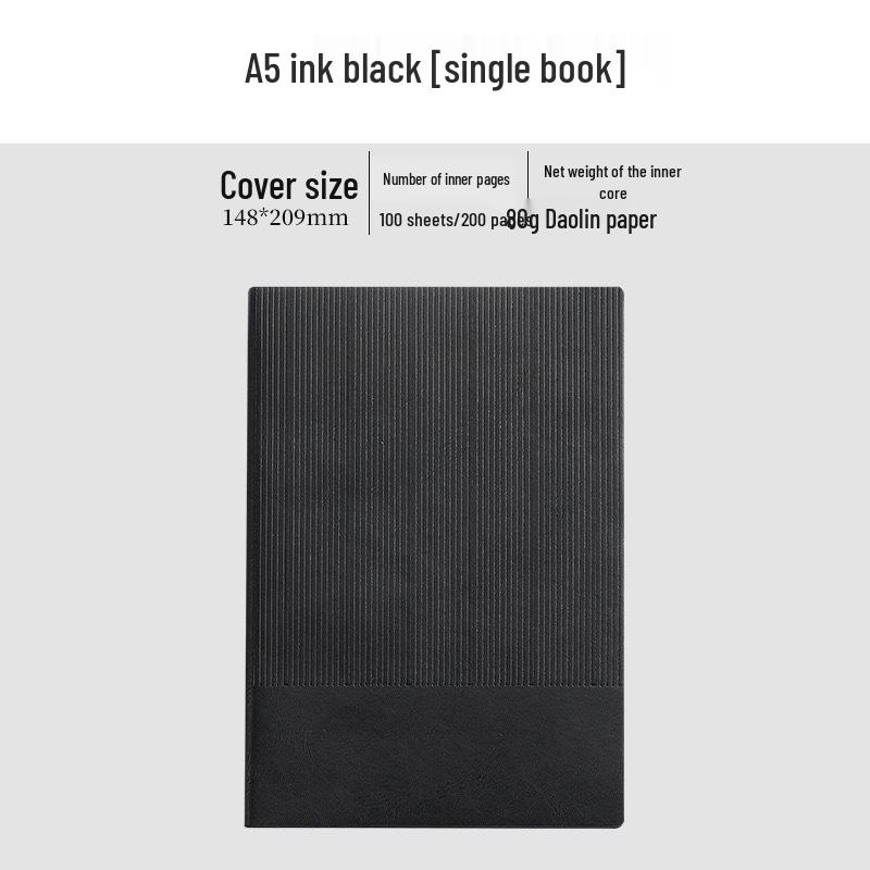 Minimalist Business Notebook Gift Set - Customizable Logo for Company Meetings and Events