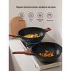 COOKER KING 34cm B50182 Non-Stick Enamel Wok