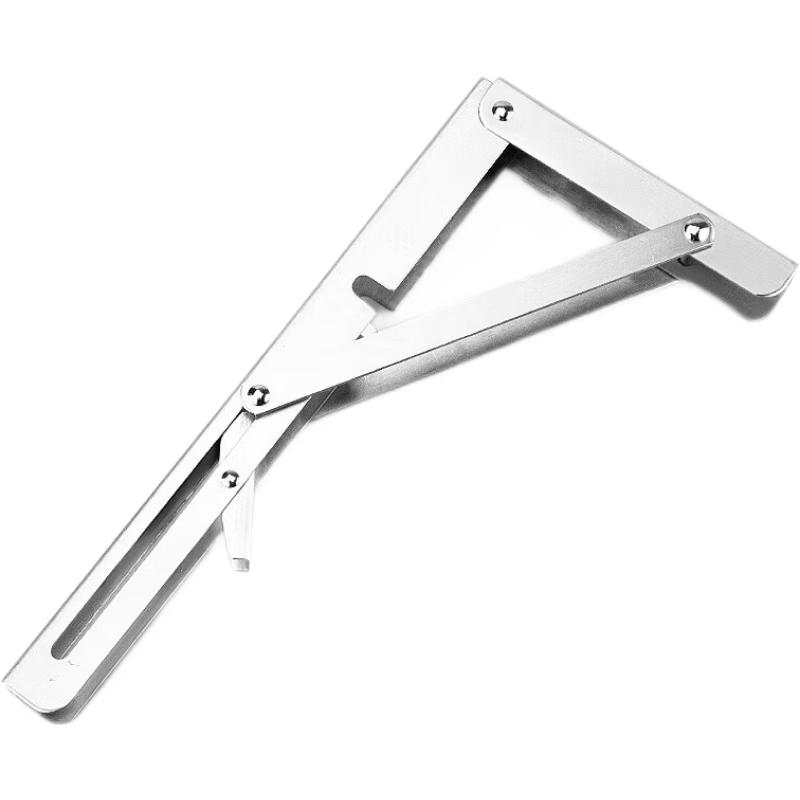 GUYU Foldable Stainless Steel Triangular Support Bracket 8 inch