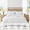 Ultra-Warm Goose Down Comforter, Pinch Pleat Duvet Insert, Lightweight Fluffy Duvet for All Season, Premium 100% Cotton Shell