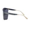 Dior Logo Brow Frame Sunglasses Unisex Sunglasses Blue DIORCLUBM1U31B800