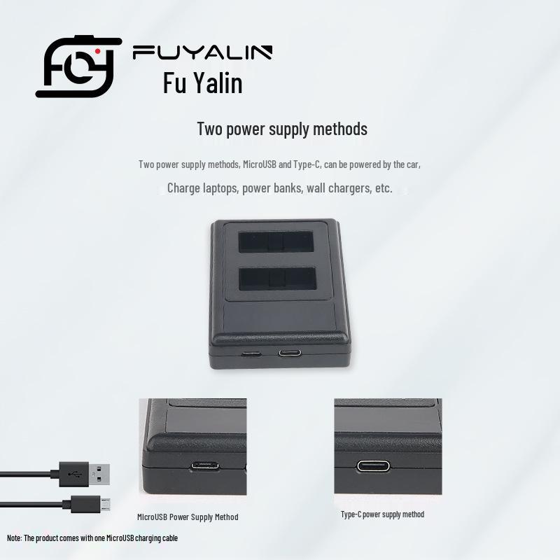 NB10L USB Dual Charger for Canon G1X/G15/SX40HS/SX50HS Cameras