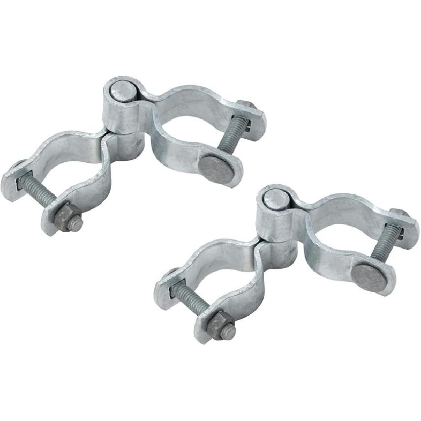 Chain Link Fence Gate Hinge Kit, VIVIDA 1-5/8" Gate Hinge Include Female Gate Hinge(2 PCS), Male Gate Hinge(2 PCS), Chain Link Fence Gate Hinge,