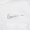 Nike Solid Logo Reflective Trim Zipper Hooded Jacket Kids jackets White 845590-100