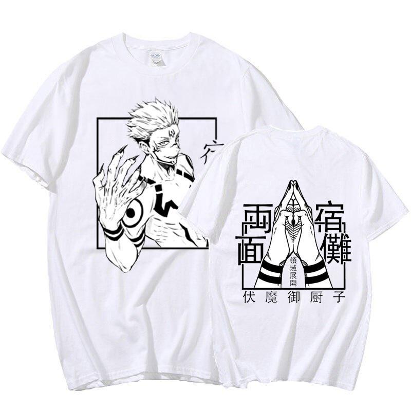 

Hot Ryomen Sukuna Printed T Shirt Fashion Anime Graphic Short Sleeve Men s Casual Loose Cozy Tee Top 2XL