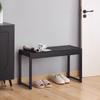 Minimalist Entryway Bench, Slim Storage Ottoman, Foyer Organizer Cabinet, Large Capacity Home Storage Box