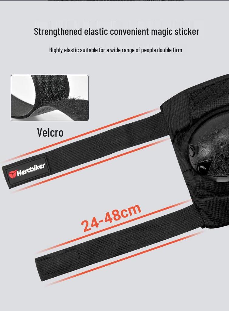 Knee Pads 4-Piece Set: Protective Gear for Cycling, Skateboarding, Roller Skating, Balance Bike - Outdoor Joint Protection.