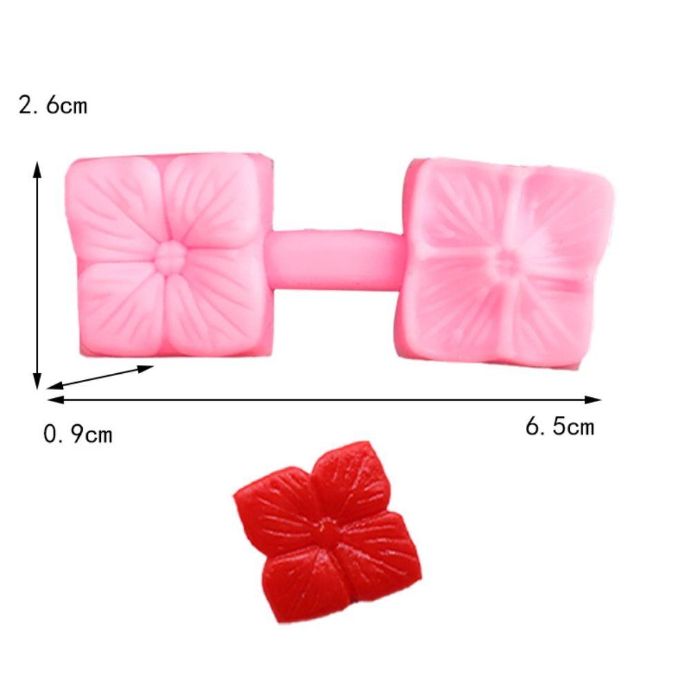 Silicone Polymer Clay Cutters Pink Flower Petals Clay  Polymer Clay Accessories