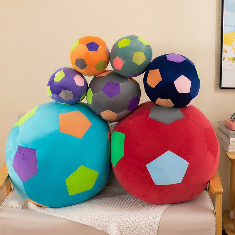 Creative football plush toy simulation football toy children and girls gift fabric throw pillow plush doll