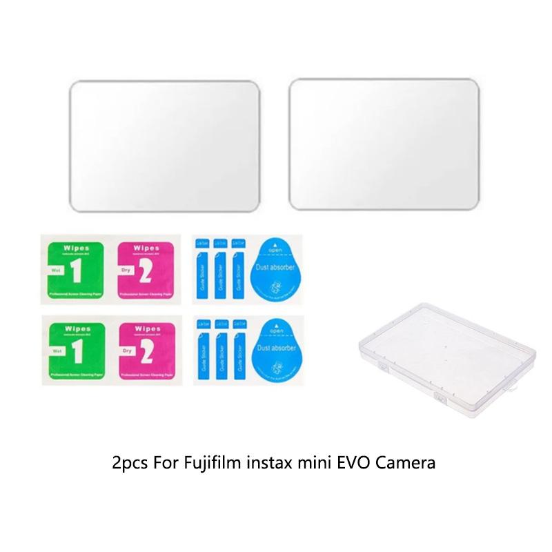 For Fujifilm Instax Mini EVO Camera LCD Display 9H Tempered Glass Screen Protector Protective Glass Film Protection Accessories