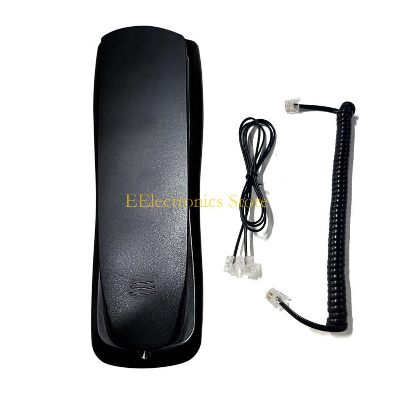 

B03C Landline Telephone Corded Phone Wall Mountable Telephone Mini Size Landline чорний
