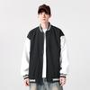 Retro Baseballtrikot vielseitige Farbabstimmung Jacke Herren Frühling und Herbst neue trendige Marke lockeres Oberteil