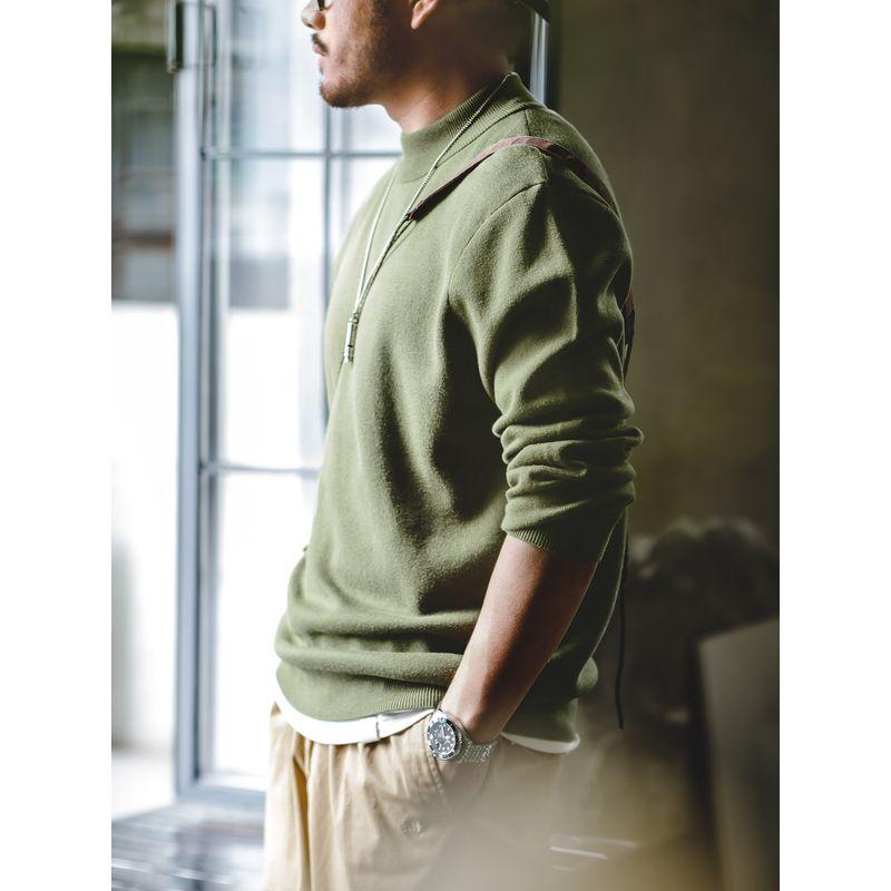 Madden Casual Half Turtleneck Retro Underwear Spring Overalls