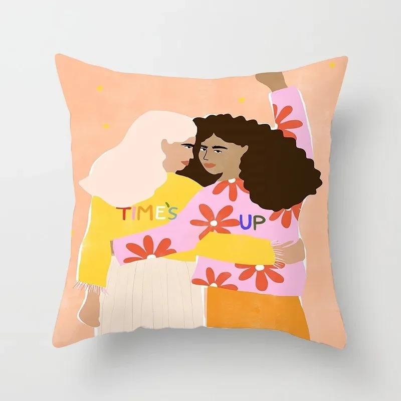 Office Sofa Cushion Cover Matisse Style Camera Record Player Printed Pillow Cover Luxury Home Decor Cushion Cover