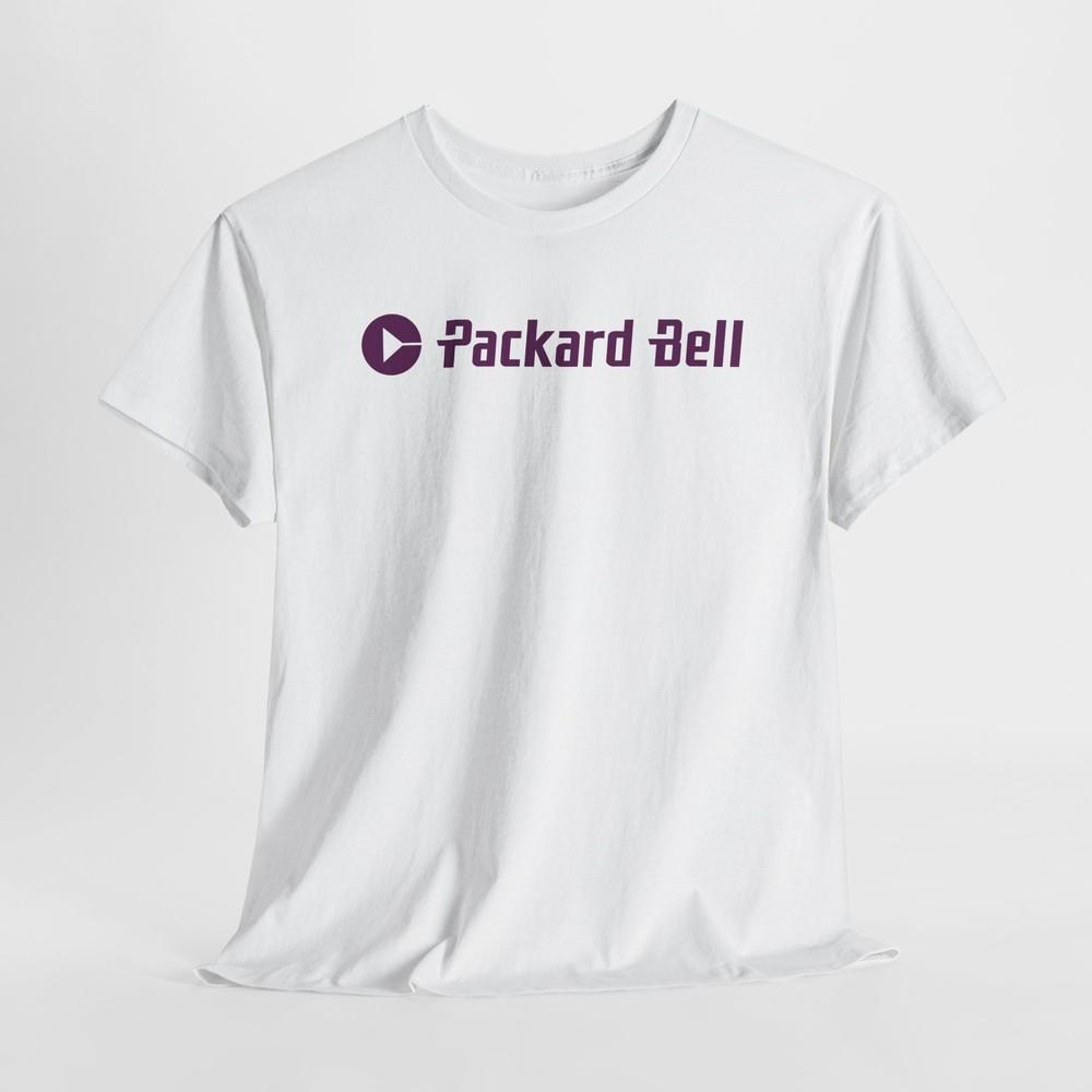 Vintage Retro Computer Geek Packard Bell  Cotton T-shirt Tee