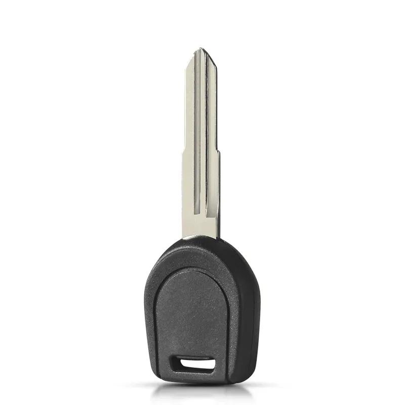 KEYYOU 10PCS New Transponder Car Key Shell Case For Mitsubishi Colt Outlander Mirage Pajero No Chip MIT11 MIT8 Blade