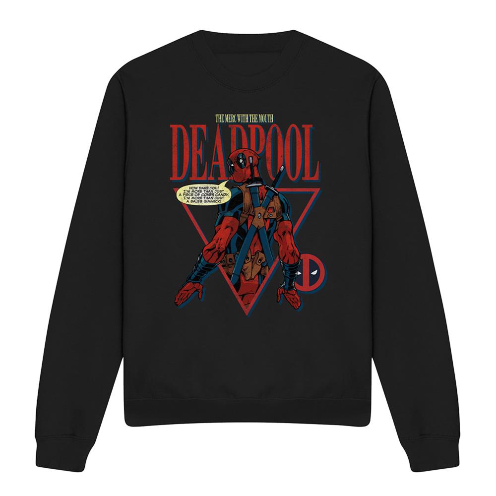Deadpool Unisex Adult Cover Candy Sweatshirt