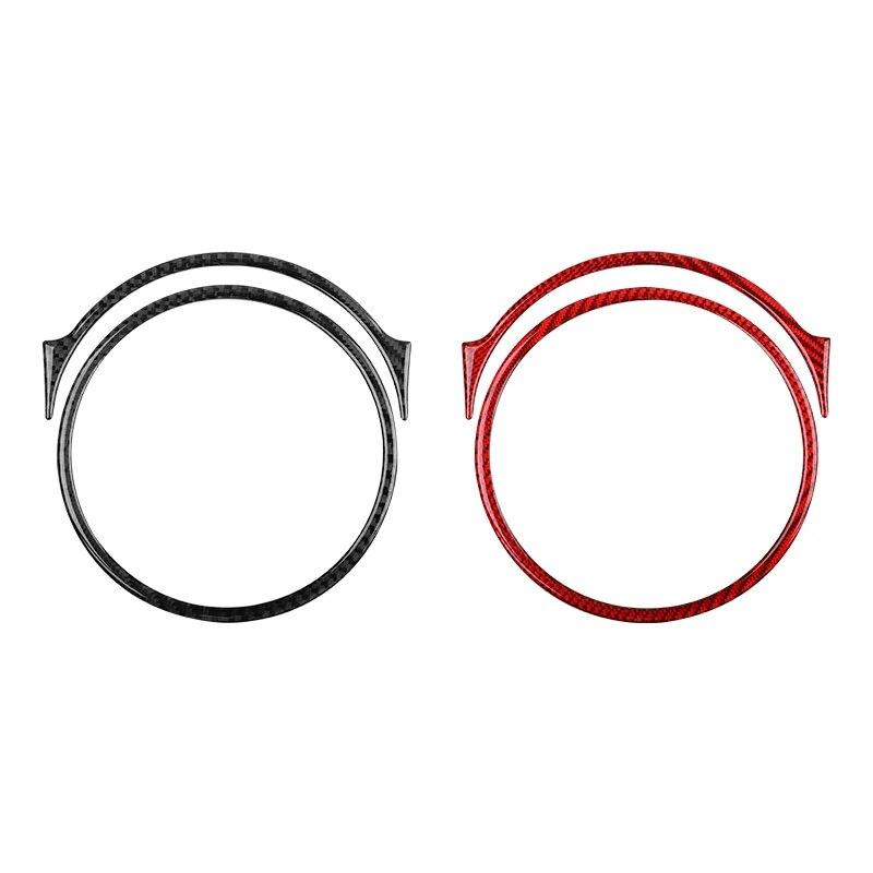 Carbon Fiber For Mazda Mx-5 Miata Nc 2009-2015 Car Transmission Shift Panel Sticker Performance Trim Decals Interior Accessories