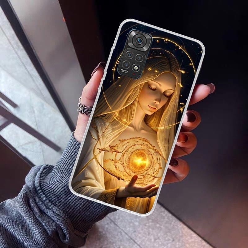 

De Guadalupe Virgen Mary Phone Case For Xiaomi Redmi Note 10 11 12 13 14 15 Pro Plus 11S 12S 14S 11T 11E 10S Soft TPU Back Cover Redmi Note 11E Pro