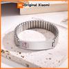 Vnox Stainless Steel Medical Alert Stretch Adjustable Wristband ID Bracelet Bangle for Women Custom Engraving