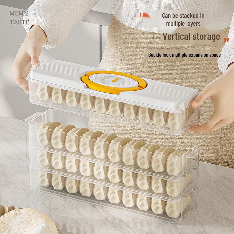 2025 Kitchen Dumpling Box: Multi-Layer, Food-Grade PP, Quick-Freeze & Fresh-Keeping