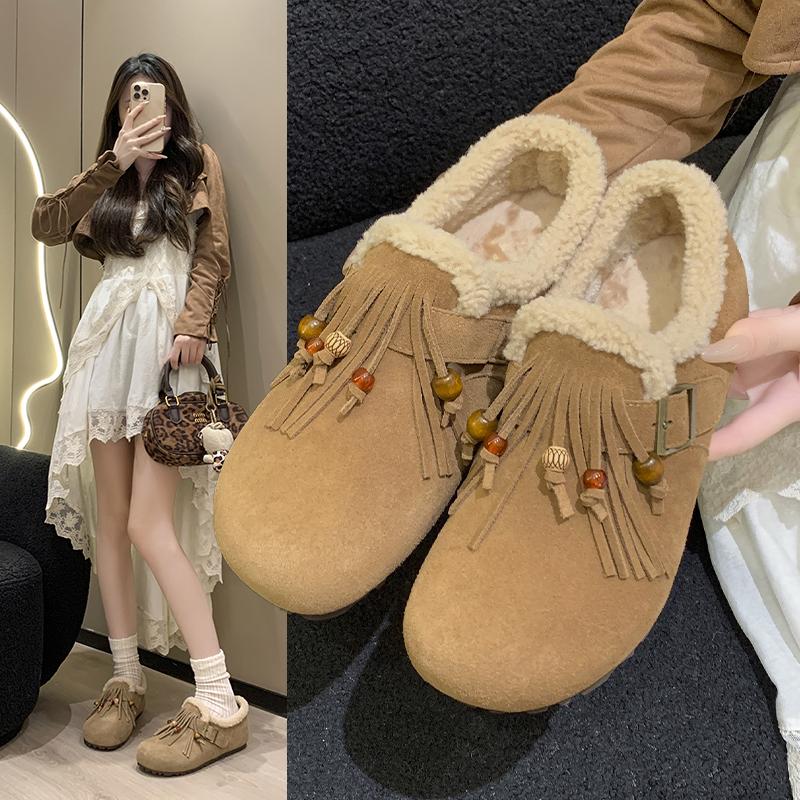 Thick Bottoming Women's Retro Spring and Autumn 2025 New Loafers Flat Non-slip with Skirt Soft Sole Single Shoes