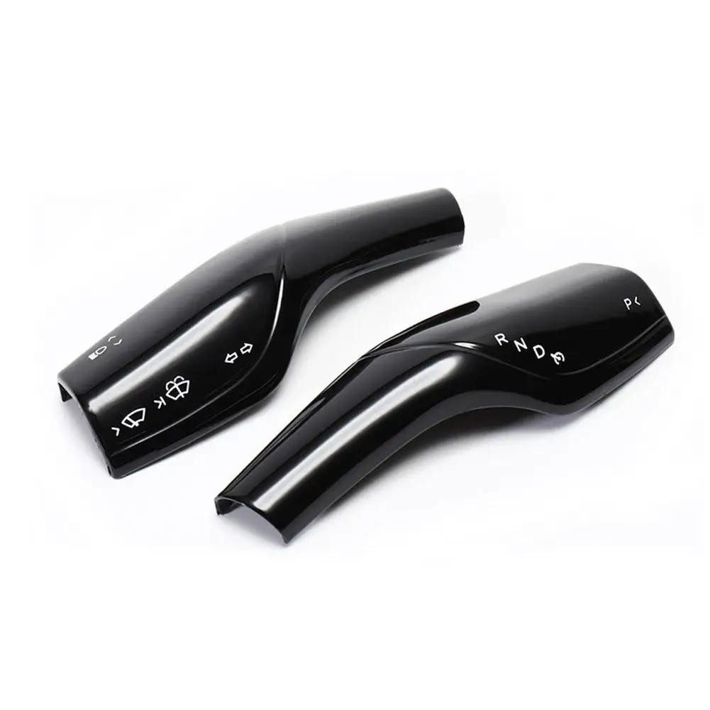 Steering Lever Cover for Tesla Gear Lever Decoration Accessories Full Protection Gear Shift Cover Accessories E7I8