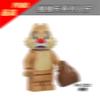 Cartoon Anime Princess Animal Blind Box Mini Building Block Figurines