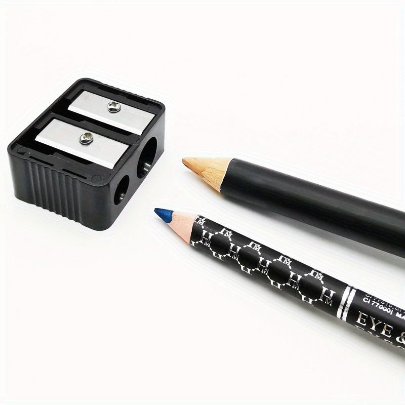 1PC Double-hole Pencil Sharpener Eyeliner Eyebrow Pencil Lipstick Lip Liner Highlight Pen Beauty Special Pencil Sharpener
