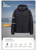 Men's Lightweight Solid Color Down Jacket - Warm, Short, Casual, Versatile for Autumn/Winter.