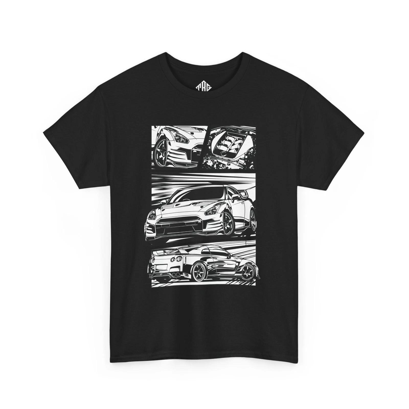 

Nissan GT-R R35 T-Shirt | Modern JDM Supercar Street Racing Tee XL