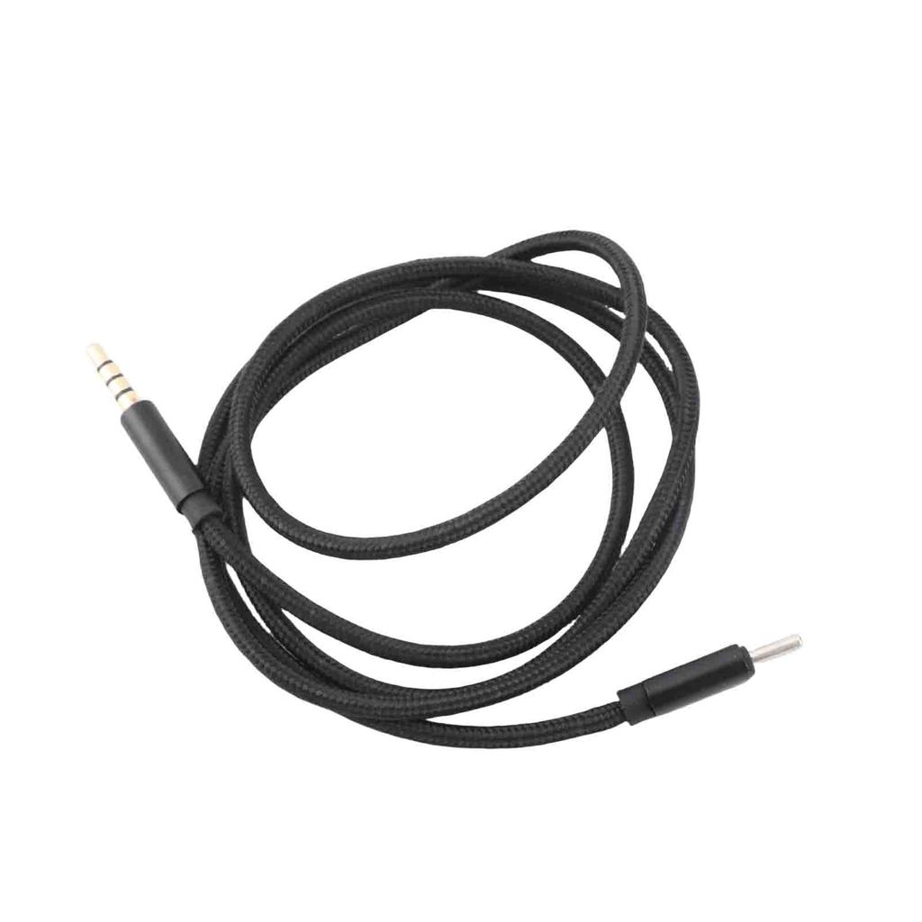 Type C Male To 3.5mm TRRS Male Audio Cable 3.12ft USB C To 3.5mm Headset Car Home Stereo Adapter Cord, 3.12ft Black