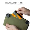 ALPAKA Flight Pouch Compact Travel Bag (0.3L) - Holds Smartphone and Passport - Men's Travel Pouch - Main Compartment with YKK Zipper - Back Pocket wi