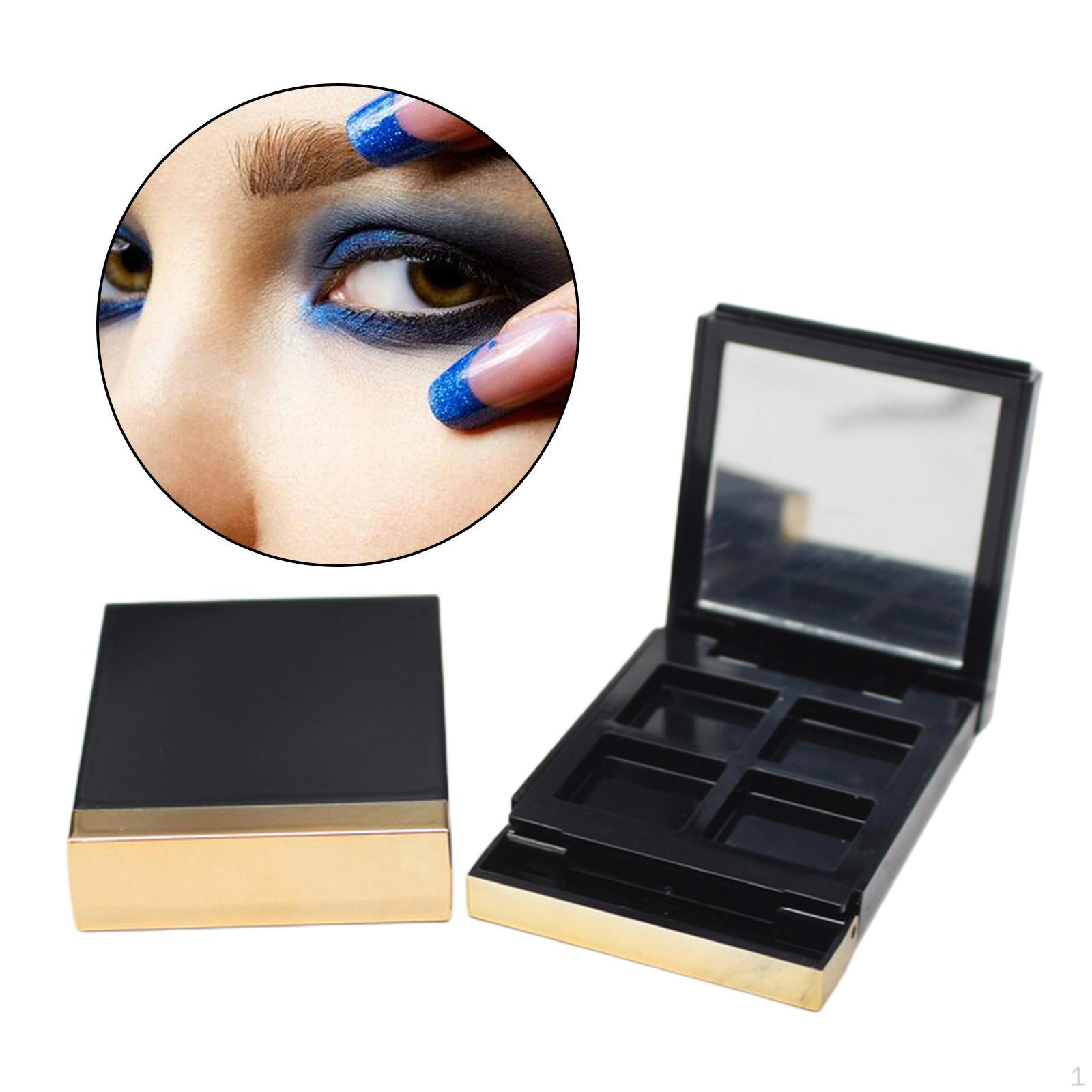 

Пустой DIY тени для век макияж коробка зеркало для косметических румян (4