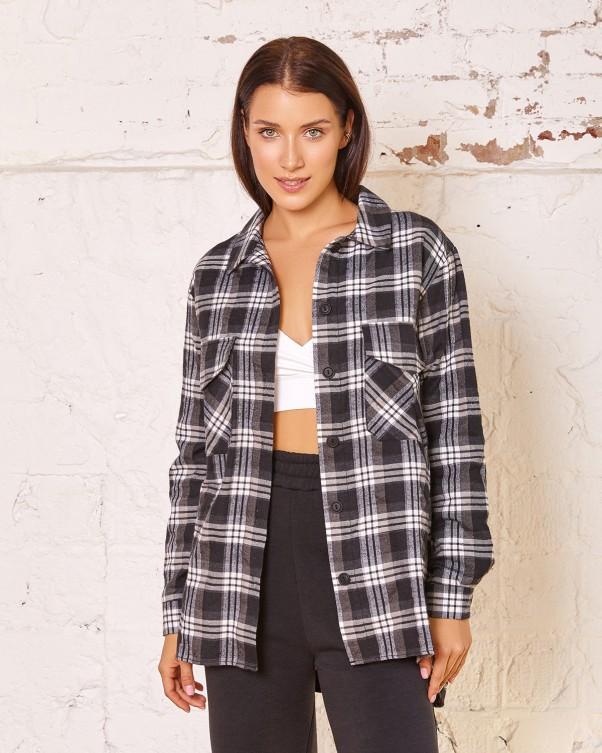 Camicia scozzese asimmetrica ISSA Plus