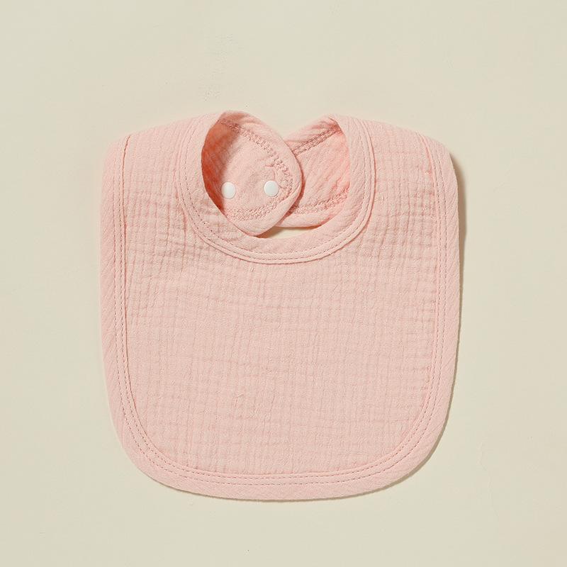 Cotton Gauze Baby Bibs Autumn New Solid Color Infant Bib Newborn Burp Cloths for Kids Boy Girl Spring Soft Feeding Saliva Towel