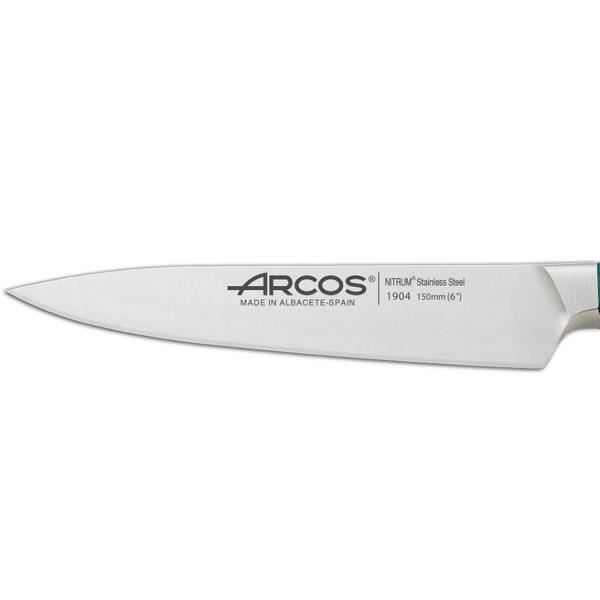 Couteau Universel Arcos Brooklyn Micarta 15cm Demi Mitre 0,000000 Turquoise