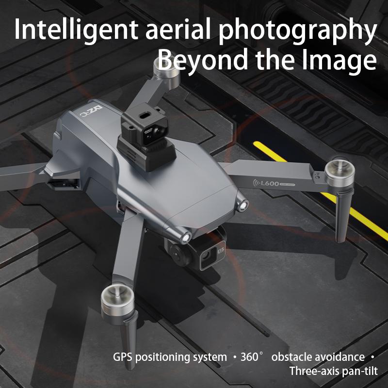 L600 Pro Max with 5G GPS Drone 4.5inch LCD Screen RC Quadcopter Toys 8K HD Camera 3-axis Gimbal LaserObstacle Avoidance Brushless FPV Drones