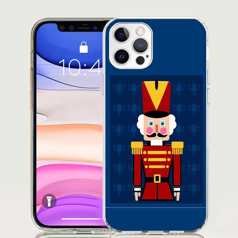 

Nutcracker King Cartoon Phone Case for Apple iPhone 17 Air 16 15 Plus 14 + 13 Mini 12 11 Pro Max 7 8 SE 16Max Soft Shell Cover C iPhone 17 Pro Max