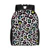 Leopard Print Back To School Season Leopard Print Pattern, Animal Colorful Leopard Print, Cheetah Cameo Dual-Use Backpack
