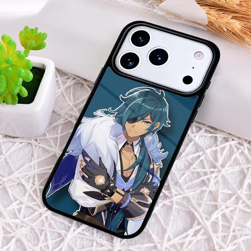 Genshin Impact Kaeya Phone Case for iPhone 17 Air 16 15 11 12 14 13 Pro Max Shockproof Cover