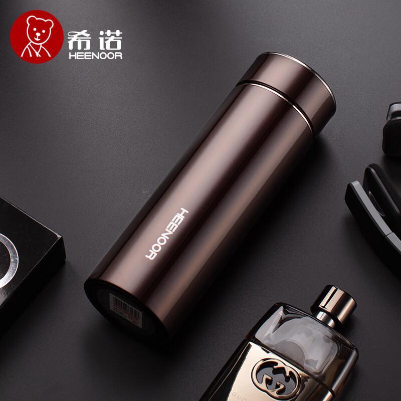 ZhiShi Portable Double-Layer Borosilicate Glass Travel Mug
