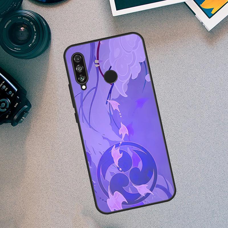 Genshin Impact Raiden Shogun For Huawei Nova 9 10 SE 8i 12i 11i 12s Y73 Y72 Y61 Y91 Y90 Y70 Y60 P30 P40 Lite P60 Pro Case