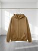 Unisex Cross-Season Hooded Fleece Jacket: Autumn-Winter Zip-Up Cardigan
