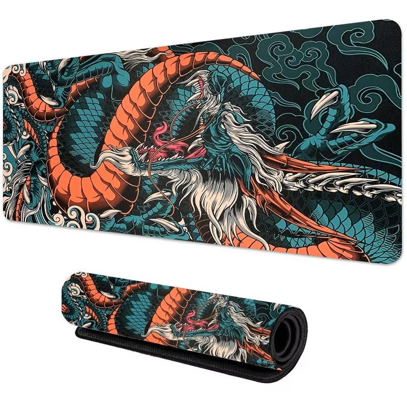 Dragon Gaming Mousepad Speed Desk Mat Anime Theme Keyboard Gamer Mouse Pad for Esports