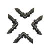 1/4" Stachelige Schlauchverbinder 4/7mm Schlauchverschraubungen Mikrodrip-Bewässerung Wasserverteiler Winkel Gerader 3-Wege 4-Wege 50/100 Stück