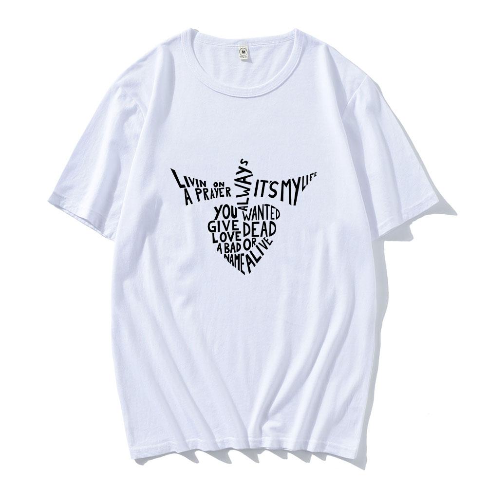 BonJovi T-shirts Funko Pop Gothic Aesthetic Men/Women Tee-shirt Summer 100%Cotton Round Neck Tshirt Ropa Hombre Casual Clothes