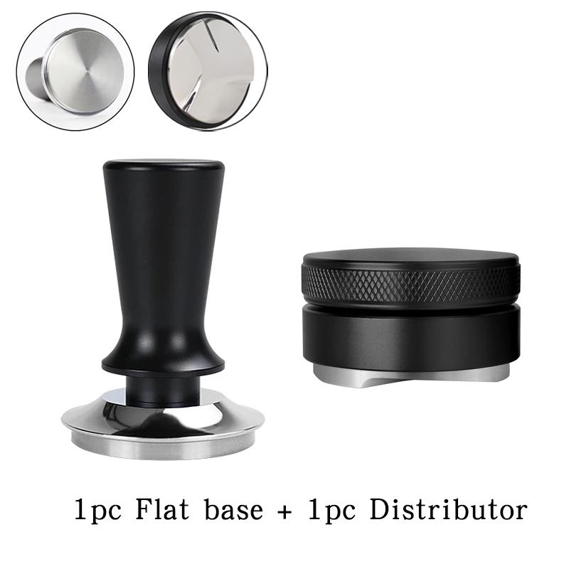 Coffee Distributor Espresso Distribution Tool Leveler Three Angled Slopes Adjustable Palm Tamper Fit 51mm 54mm 58mm Portafilter
