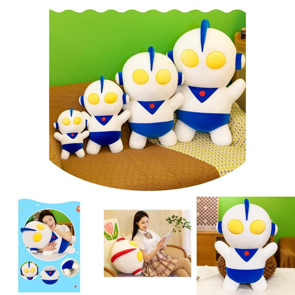 Collectible Q-version Ultraman Stuffed Plush Toy Pillow For Fans And Children